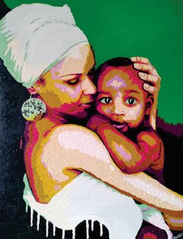 Painting, My Safe Place, Bello Adedoyin