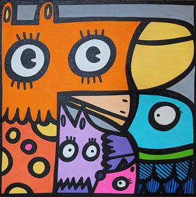 Peinture, Animal Cube, Kev Munday