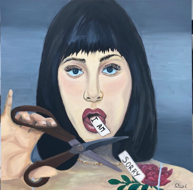 The Art of Chris by Christelle Chamaa, I am sorry The Art of Chris by Christelle Chamaa, I am sorry