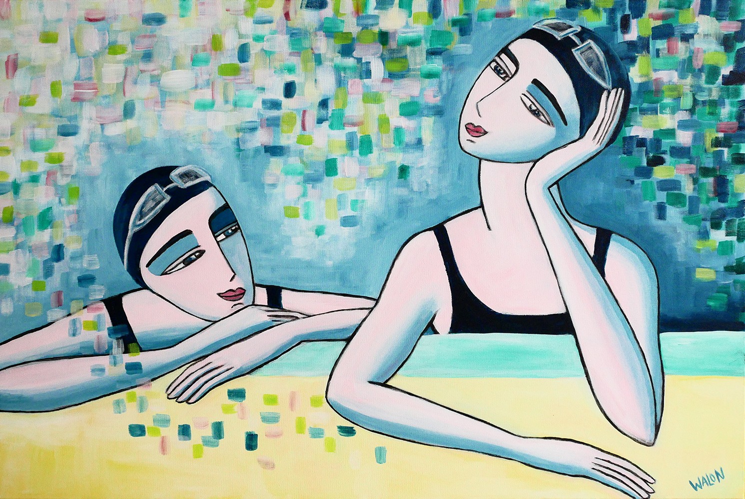 Marine Walon, Les baigneuses Marine Walon, Les baigneuses