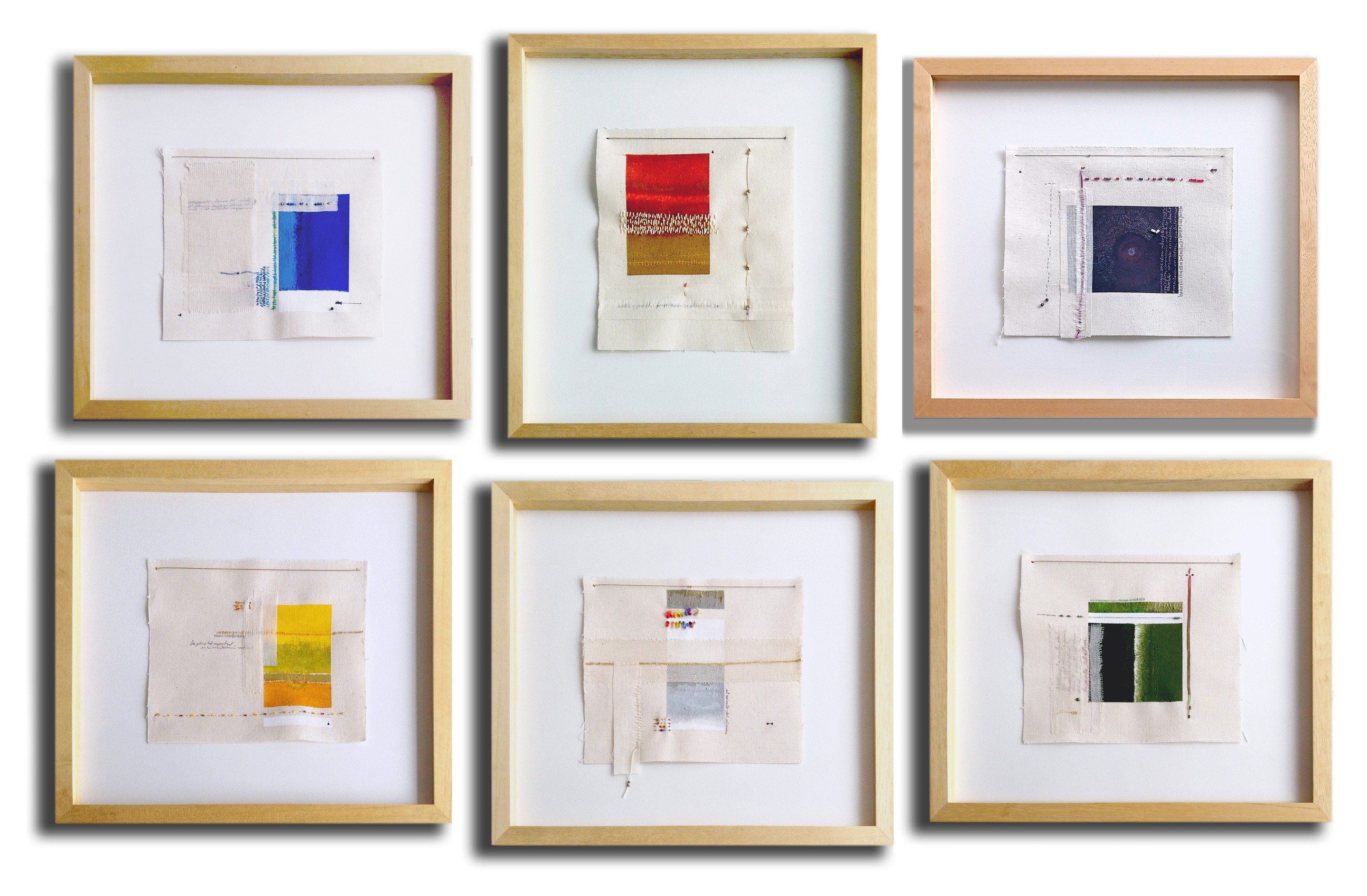 Angelica Chavarro Franco, Set of 6 artworks from the Intenciones del Silencio series Angelica Chavarro Franco, Set of 6 artworks from the Intenciones del Silencio series