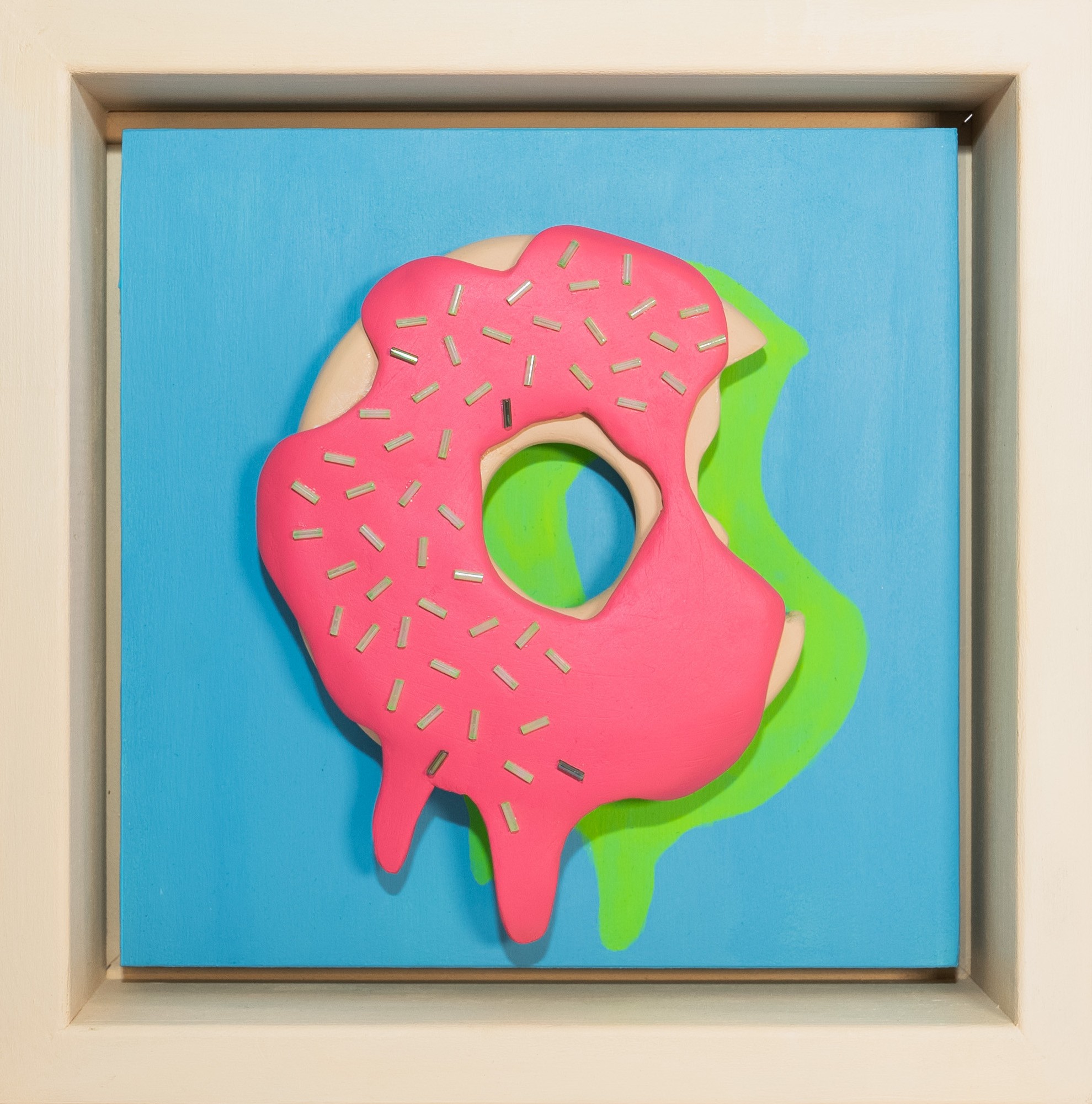 Victo, Strawberry donut - Sweet Escape: Pop Art for Donut Lovers Victo, Strawberry donut - Sweet Escape: Pop Art for Donut Lovers