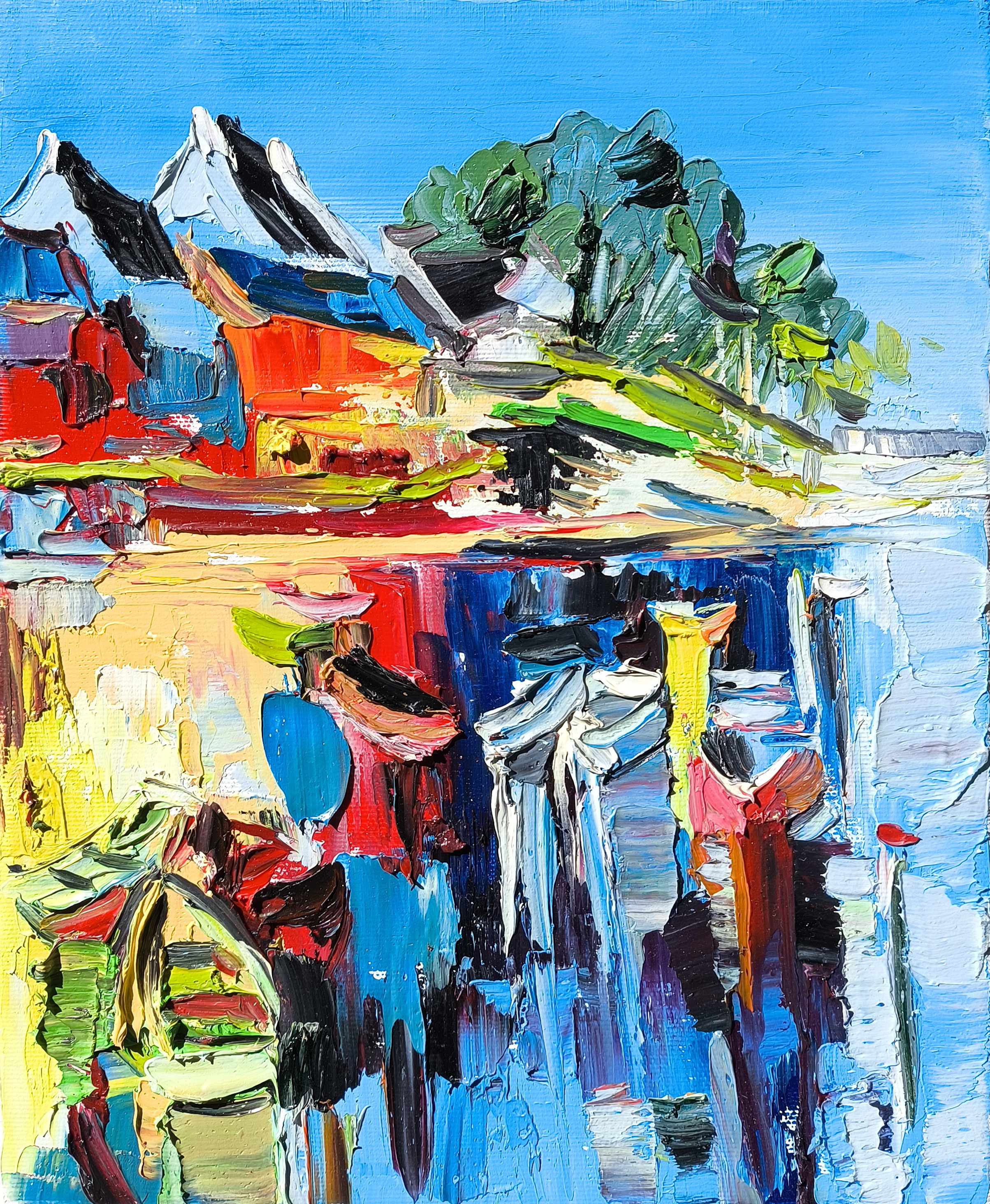 Vahe Bagumyan, Harbor in Motion Vahe Bagumyan, Harbor in Motion