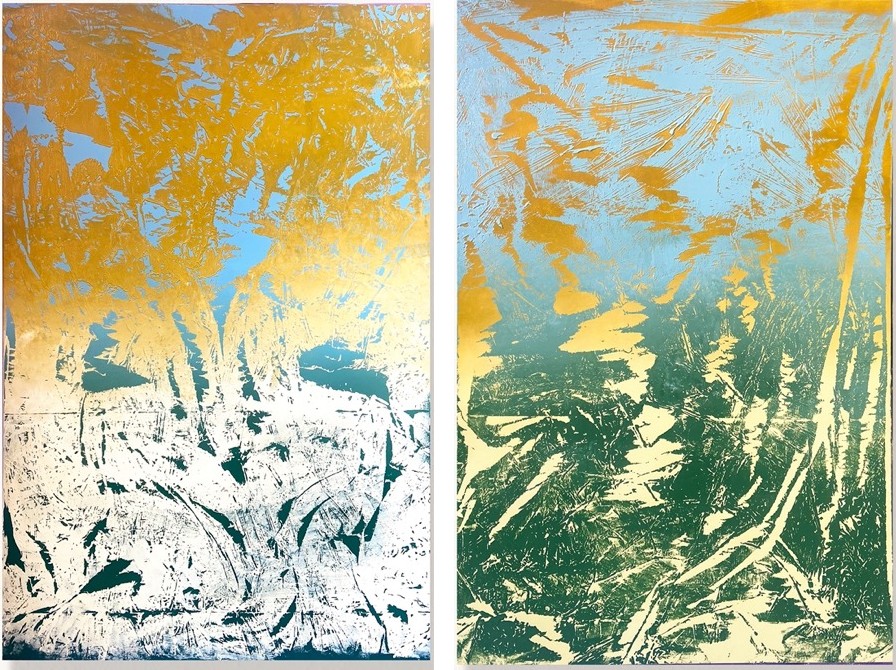 Valentine Dardel, Jade Diptych Valentine Dardel, Jade Diptych