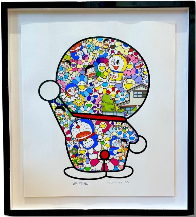 Takashi Murakami, Doraemon in the Field of Flowers Takashi Murakami, Doraemon in the Field of Flowers