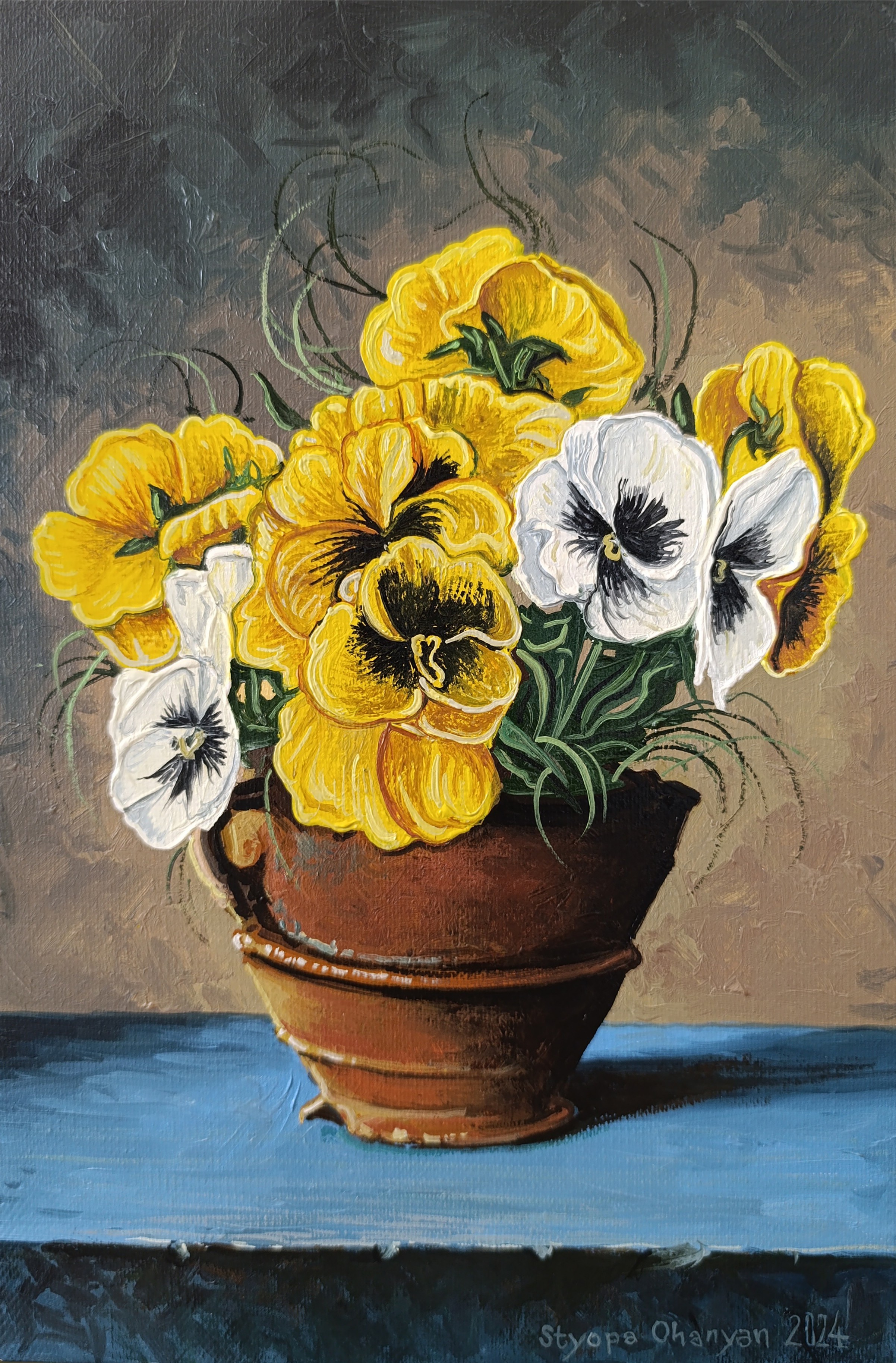 Stepan Ohanyan, Elegance Pansies Stepan Ohanyan, Elegance Pansies