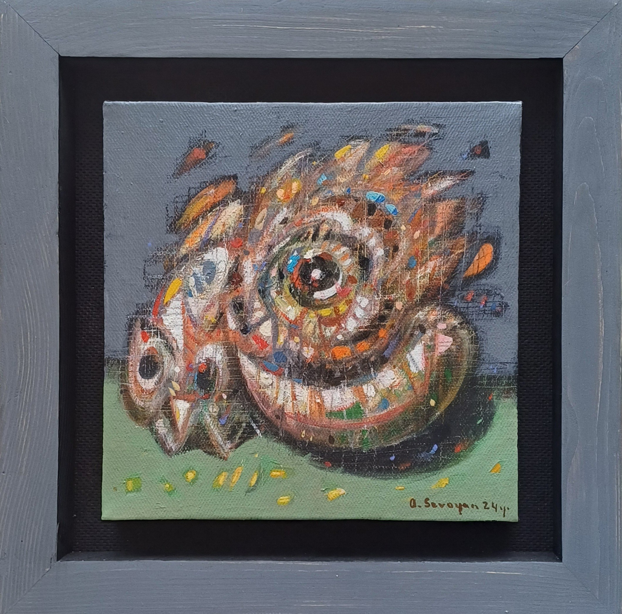 Aram Sevoyan, Abstract Ram's Gaze Aram Sevoyan, Abstract Ram's Gaze