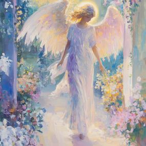 Drucke, Heavenly Floral Walk XXL, Léa Ottavi