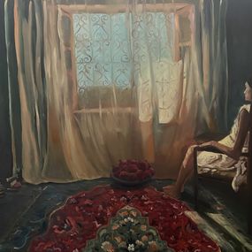 Painting, A passionate connection, Jamil Boudiab