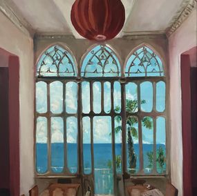 Painting, Casa blanca of Beirut, Jamil Boudiab