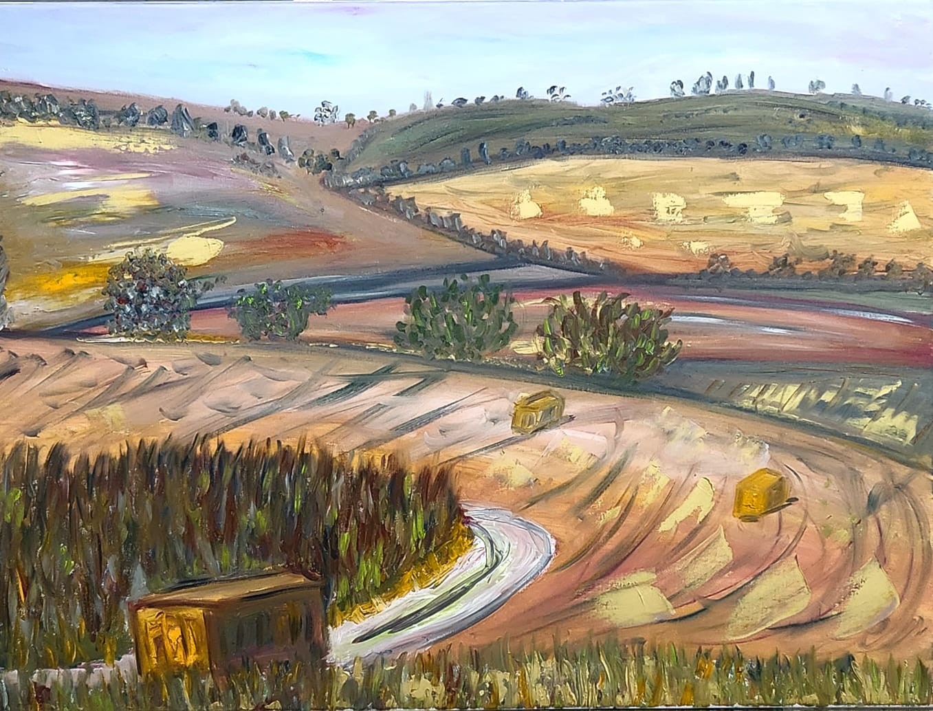 Dondi Schwartz, View near Beeri, Summer Dondi Schwartz, View near Beeri, Summer