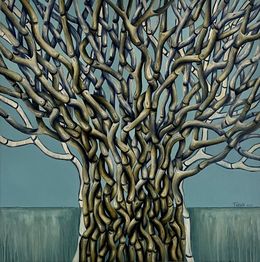 Peinture, Entre ramas, Fabiola Cornejo