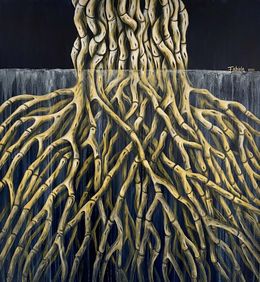 Peinture, Manglar azul, Fabiola Cornejo