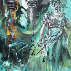 Painting, The show goes on day and night, Niko Remes