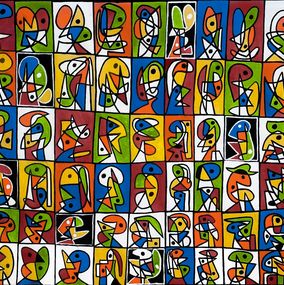 Painting, Mosaico de Colores, Enrique Pichardo