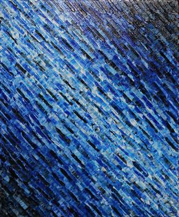 Painting, Diagonale bleue, Jonathan Pradillon