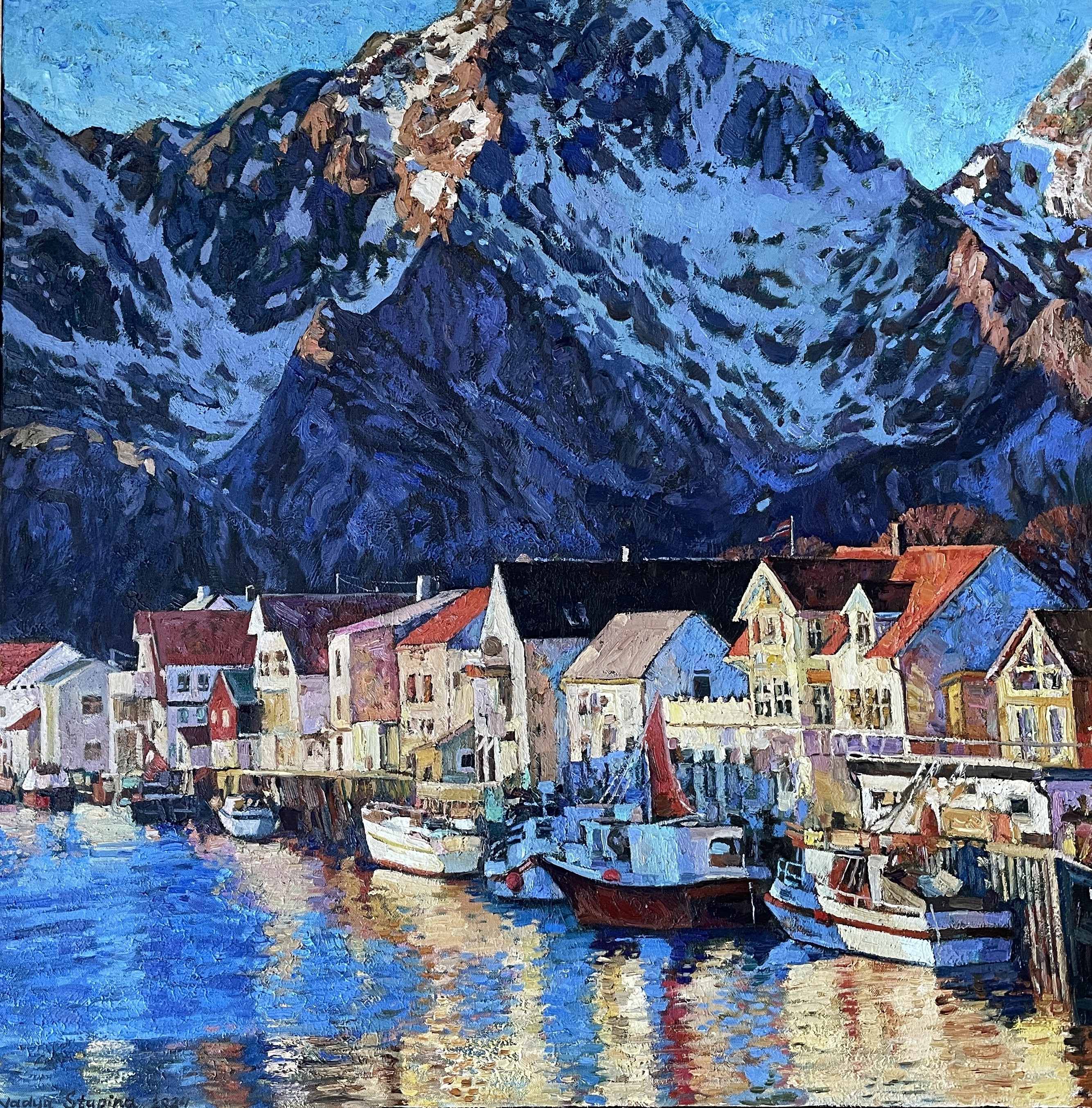 Nadezda Stupina, Colors of Henningsvær Nadezda Stupina, Colors of Henningsvær