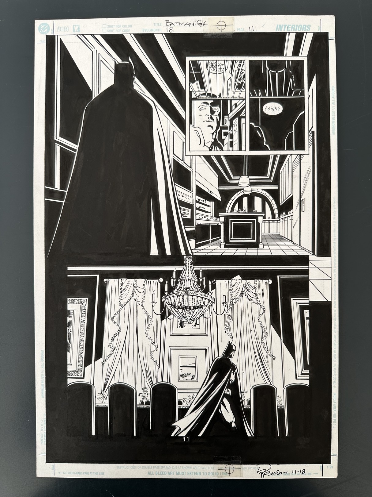 Roger Robinson, Planche Originale Batman : Gotham Knights #18 page 11 Roger Robinson, Planche Originale Batman : Gotham Knights #18 page 11