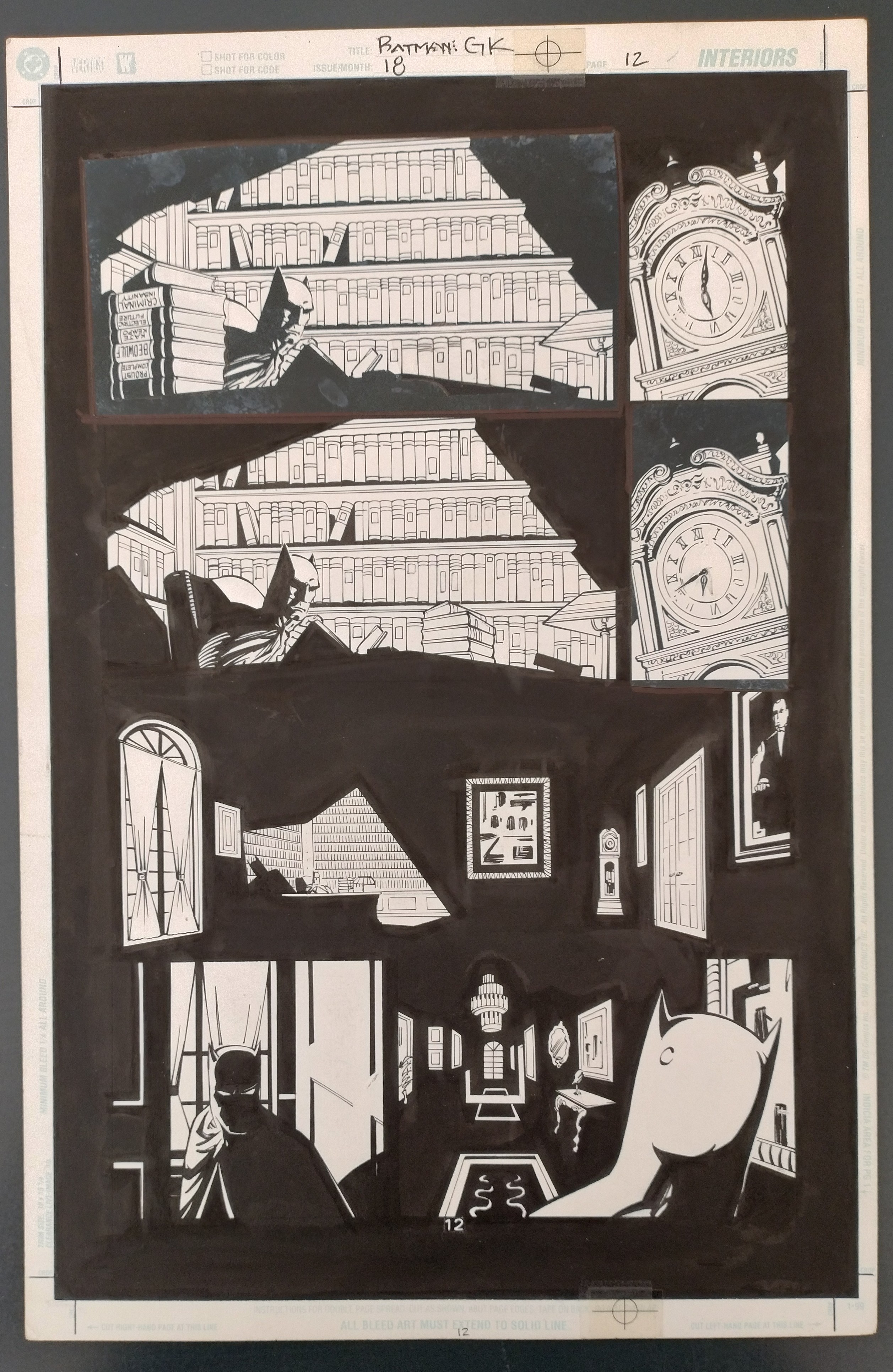 Roger Robinson, Planche Originale Batman : Gotham Knights #18 page 12 Roger Robinson, Planche Originale Batman : Gotham Knights #18 page 12