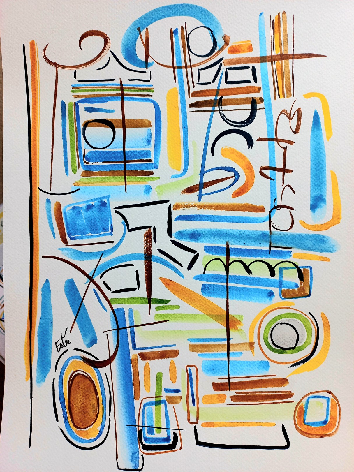 Estée, Ecriture Estée, Ecriture