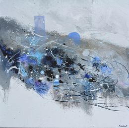 Painting, Galactic acceleration, Pol Ledent
