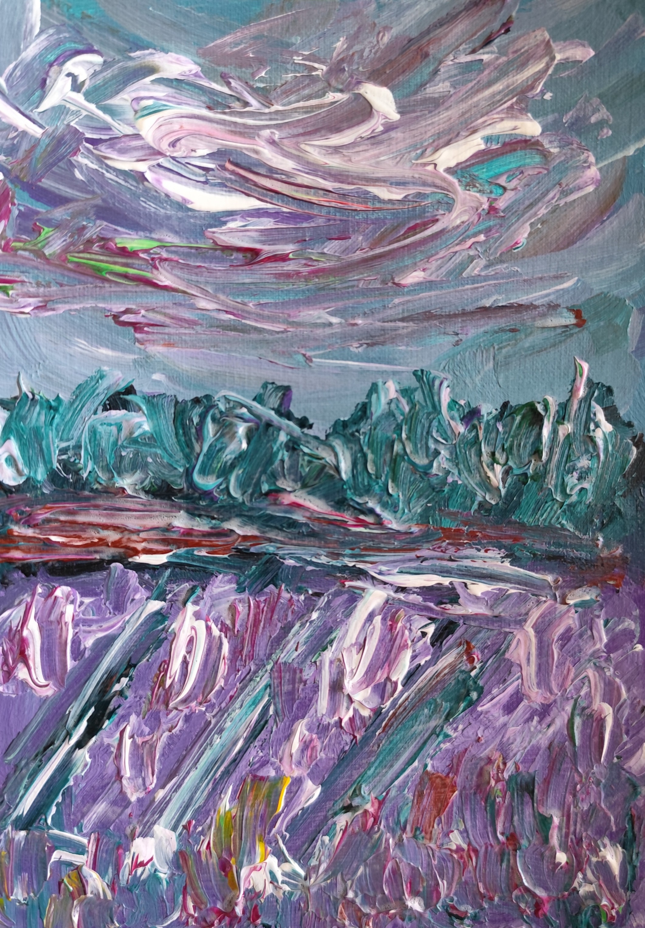 Natalya Mougenot, Lavendar fields of Provence Natalya Mougenot, Lavendar fields of Provence
