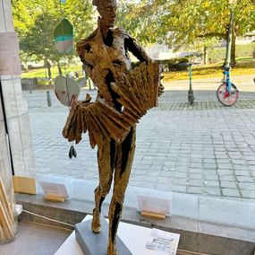 Skulpturen, Accordionist, Jacques Van Den Abeele