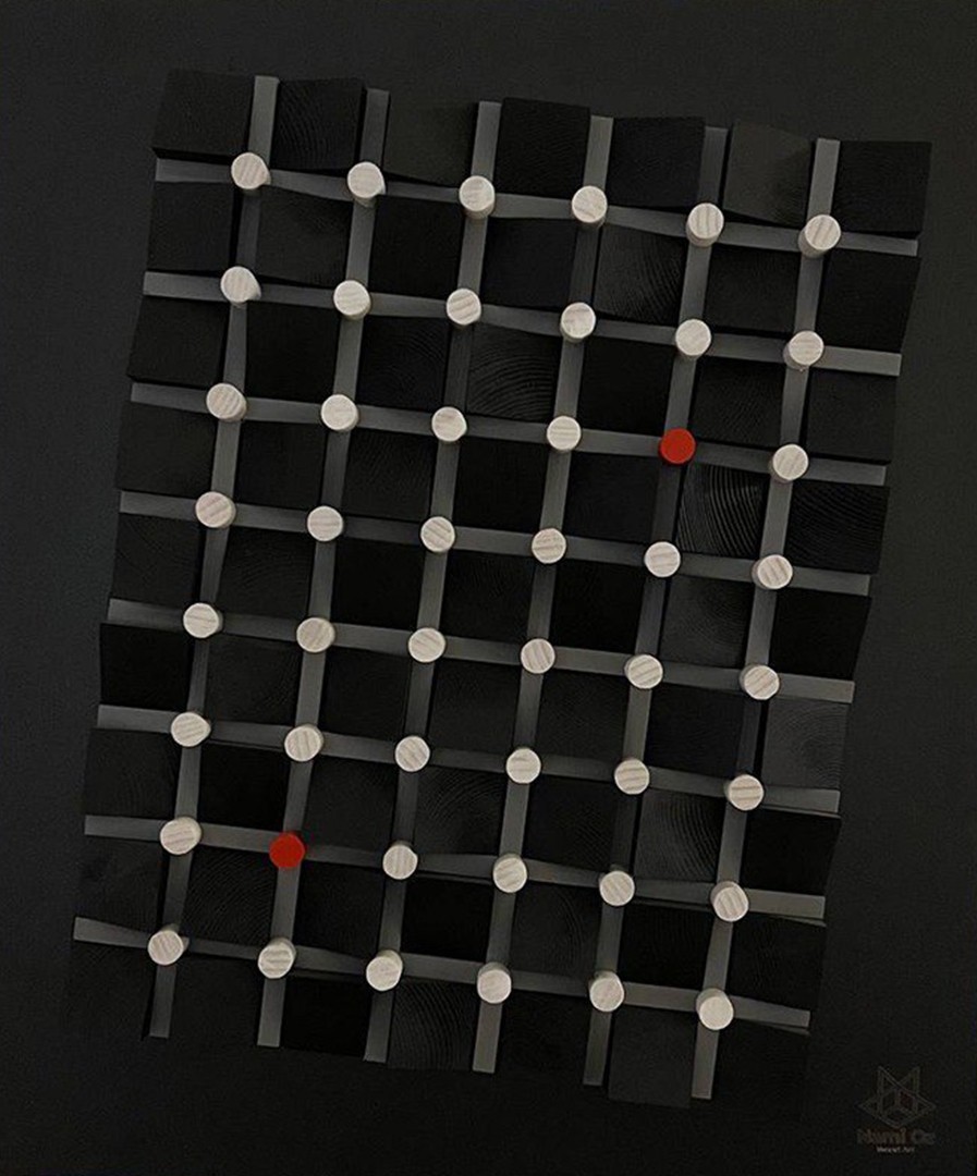 Nami Oz, Blinking Dots Optical Illusion Nami Oz, Blinking Dots Optical Illusion