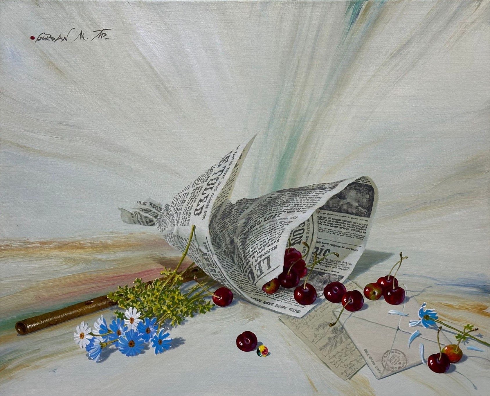 Michael Gorban, Still life with a flute Michael Gorban, Still life with a flute