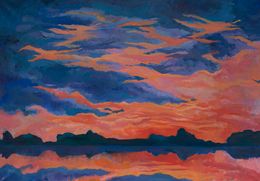 Peinture, Twilight Reverie: Reflections of a Dying Day, Irina Petrova
