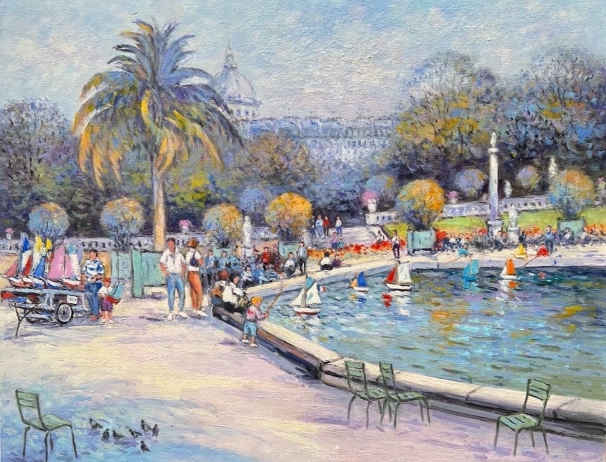 Jean Bernard Trotzier, Jardin du Luxembourg Paris Jean Bernard Trotzier, Jardin du Luxembourg Paris