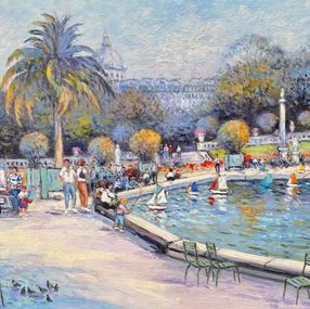 Gemälde, Jardin du Luxembourg Paris, Jean Bernard Trotzier
