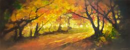 Painting, Following the Dream, Gill Bustamante