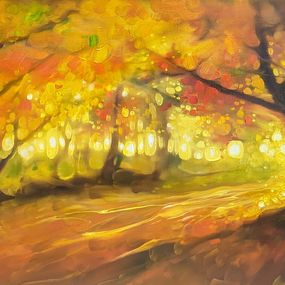 Painting, Following the Dream, Gill Bustamante