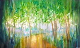 Painting, Renewal of Springtime, Gill Bustamante