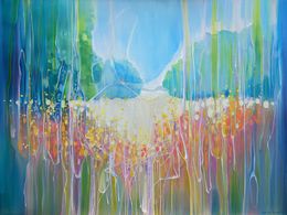 Gemälde, Summer Vibrates, Gill Bustamante