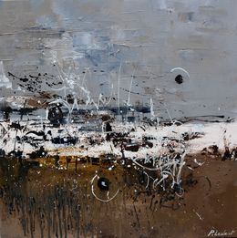 Painting, Euclidian algorithm, Pol Ledent