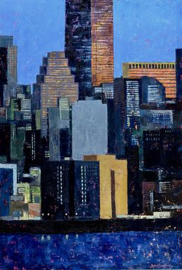 Painting, Lumières de la Ville, Miguel Nunez Rauschert