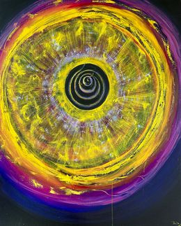 Peinture, La roue tourne, Christine Marie Nobre