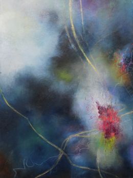 Painting, A Study in Blue 2, Sharon Grimes