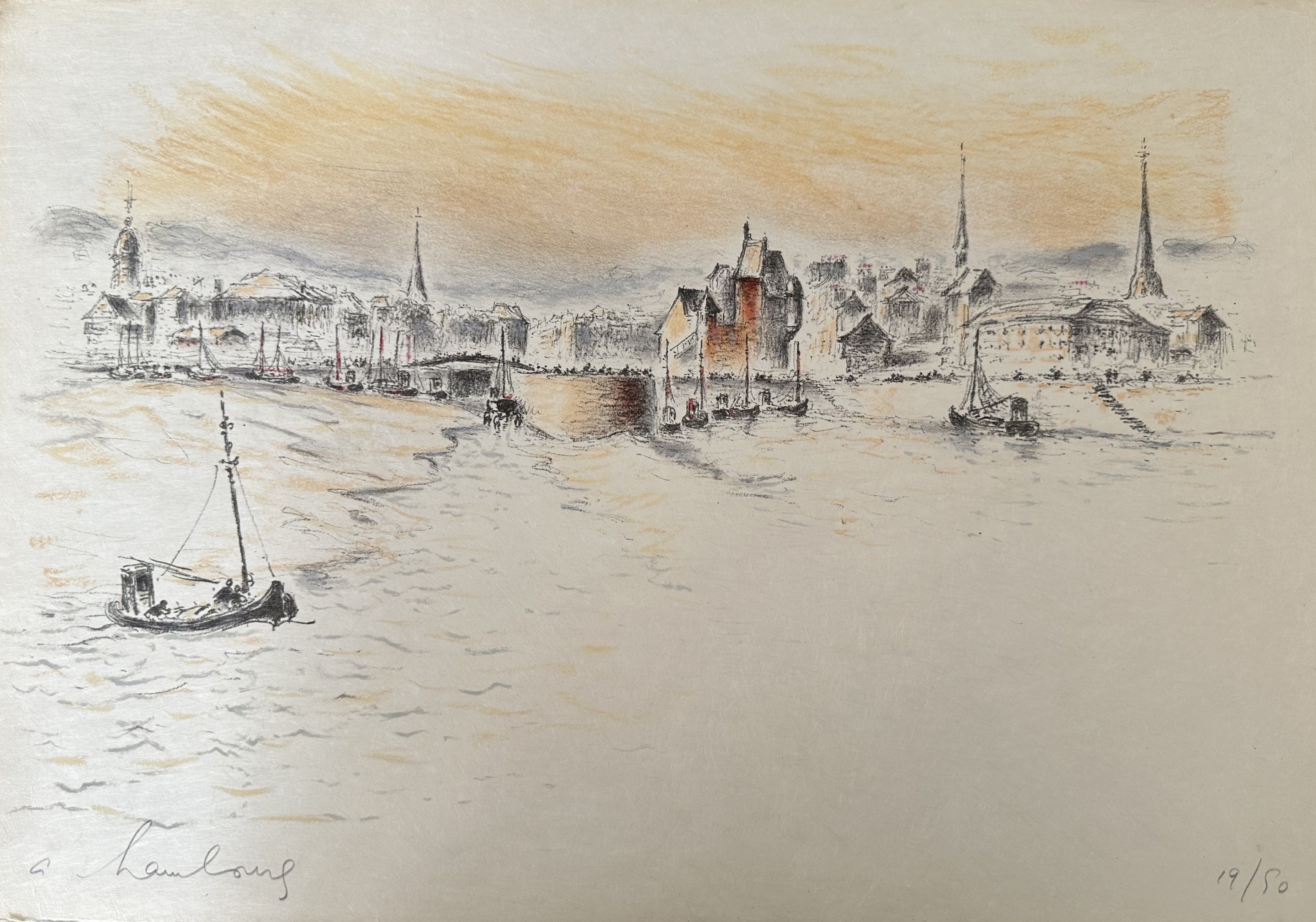 André Hambourg, Lumières de Honfleur (14) André Hambourg, Lumières de Honfleur (14)