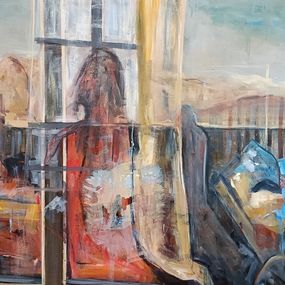Gemälde, Reflets du désert, Anne-Sophie Larcena