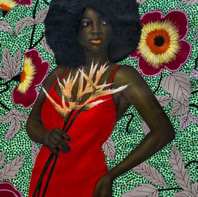 Gemälde, Blossoms of Strength 3, Gobe Joseph