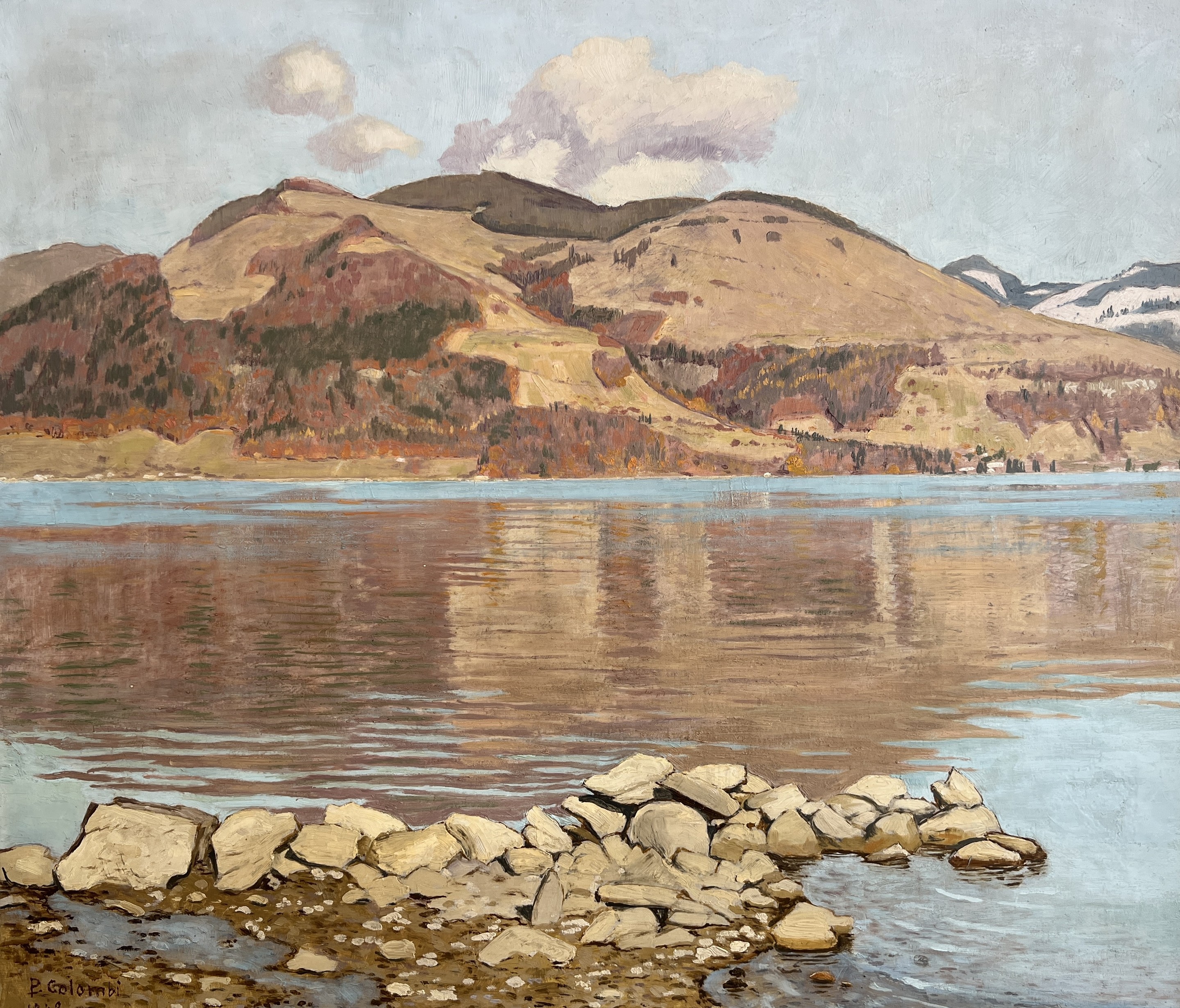 Plinio Colombi, Paysage rocheux Plinio Colombi, Paysage rocheux