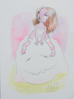 Fine Art Drawings, Fafinette et Hmilo, Fafi