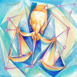 Gemälde, Bilancia, serie Segni zodiacali, Alexander Daniloff