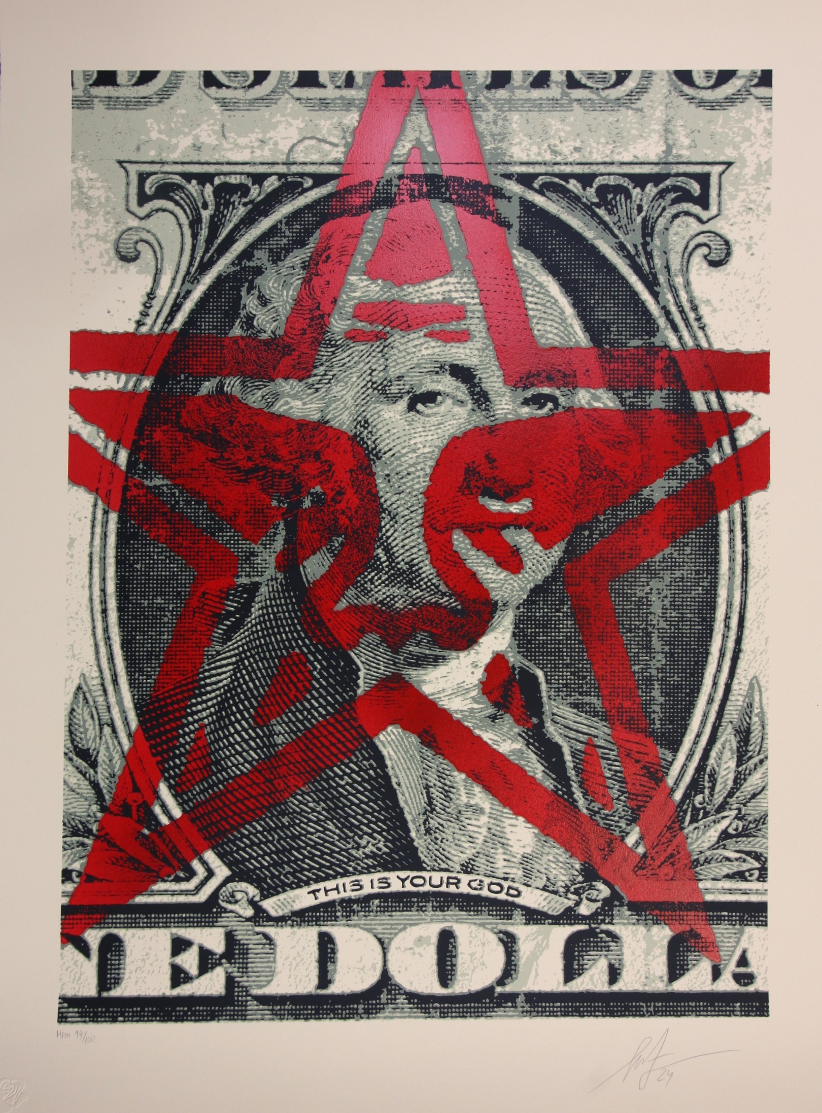 Shepard Fairey (Obey), This Is Your God HPM Shepard Fairey (Obey), This Is Your God HPM