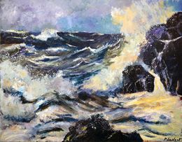 Gemälde, Seascape, Pol Ledent