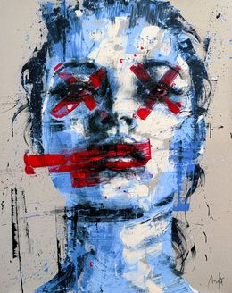 Peinture, Blue Red Kate, Mario Henrique