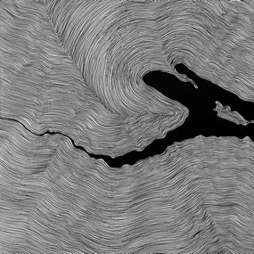 Fine Art Drawings, River series 6/12, Alena Olasyuk